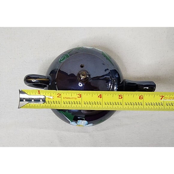 Vintage Japanese Lusterware Stacking Teapot Set – Hand Painted Floral – 3 pc Set - Picture 10 of 12